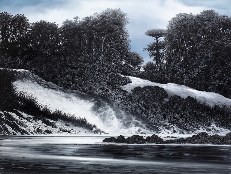tula telfair, Set to Run For Eternity, 2019, oil on canvas, 68 x 90 inches