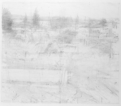 anthony mitri, Untitled (13), 1999, graphite on white paper, 10 x 11 1/4 inches
