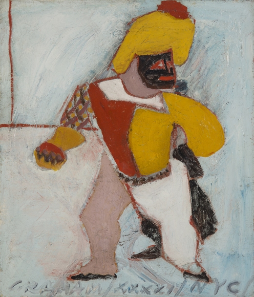 john graham, Harlequin, 1941, oil on canvas, 21 x 18 inches