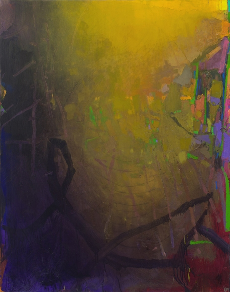 brian rutenberg, Green Pond, 2014, oil on linen, 58 x 46 inches
