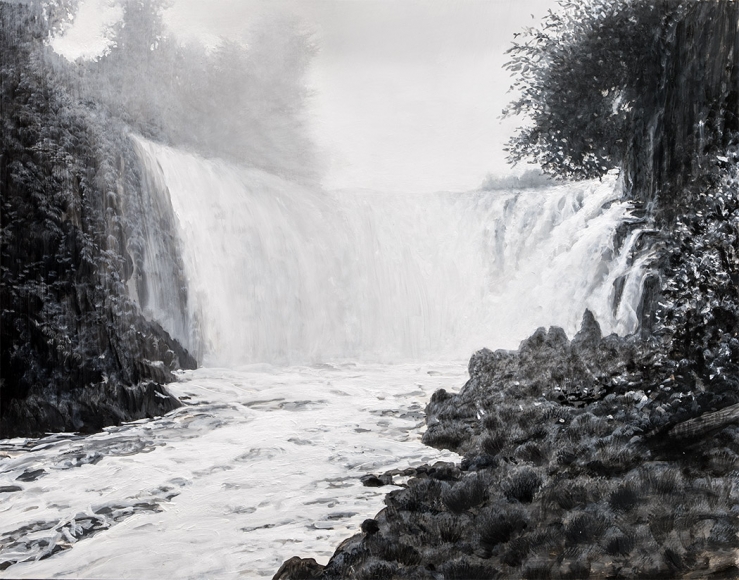 tula telfair, Will Outlast Us All: Remembered Landscape, 2018, oil on panel, 22 x 28 inches
