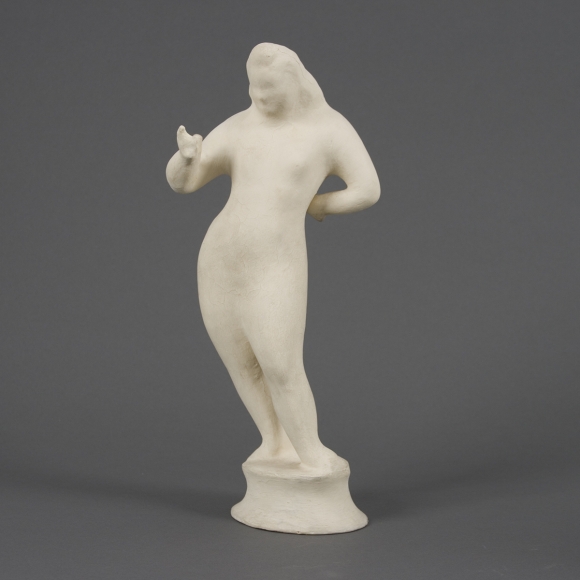 Elie Nadelman, Standing Woman, c. 1933, papier-mâché, Height: 12 1/4 inches