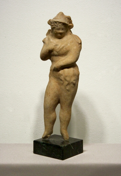 elie nadelman, Standing Woman, c. 1930-35, pâpier-maché, 13 3/4 x 4 1/4 x 3 inches