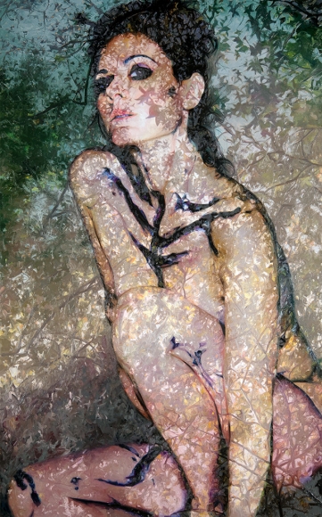 alyssa monks, Kali, 2018, oil on linen, 58 x 36 inches