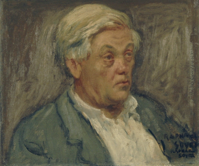 Raphael Soyer, Portrait of Abraham Walkowitz, c.1948, oil on canvas, 10 x 12 inches