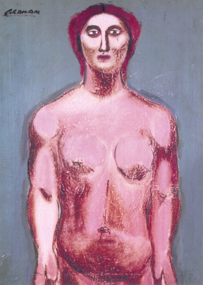 john graham, Standing Nude Torso, c. 1931, oil on canvas, 30 x 22 inches