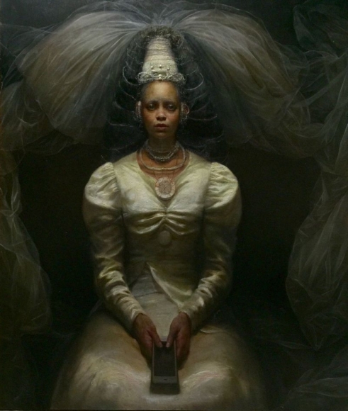 Steven Assael, Apiim, 2015, oil on canvas, 72 x 60 inches