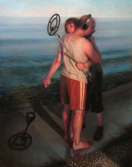 Paul Fenniak, Encounter (SOLD), 2008-09, oil on canvas, 60 x 48 inches