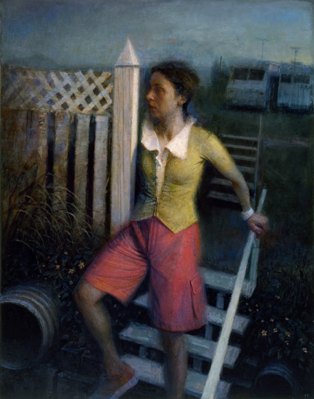 paul fenniak, Departure, 2012, oil on canvas, 54 x 42 inches