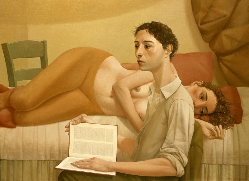 Alan Feltus, Mermaid's Story, 2003, oil on canvas, 31 1/2 x 43 1/4 inches