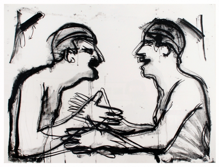 Fingers and Holes (Black and White), 1994 
