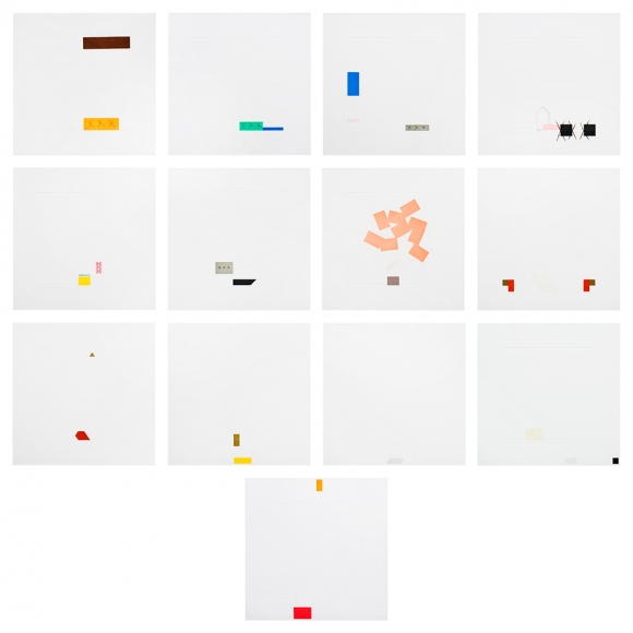 Edges, 1999 suite of thirteen aquatints and etchings