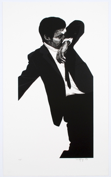 Mark, 1982-83 two color lithograph with embossing