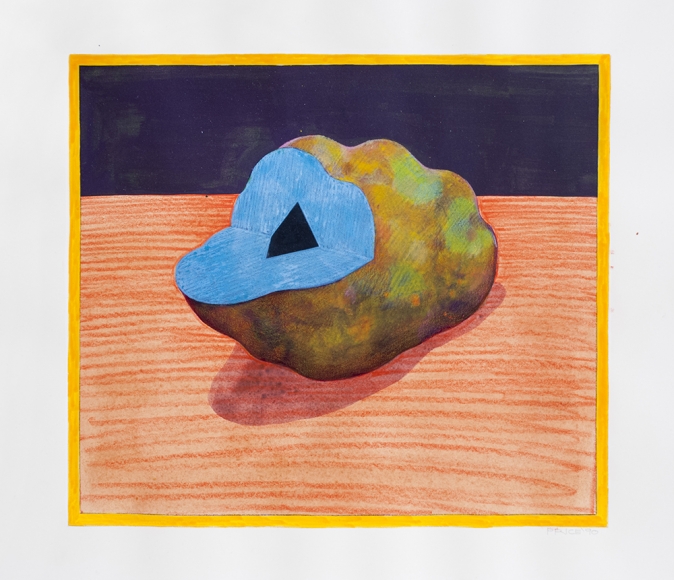 Untitled, 1990 watercolor and colored pencil on paper