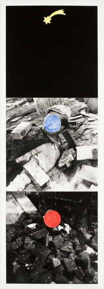 Falling Star, 1989-90 photogravure with color aquatint