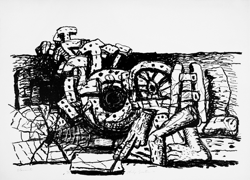 Elements, 1980 lithograph