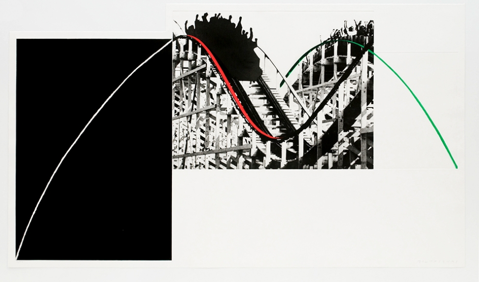 Rollercoaster, 1989-90 photogravure with color aquatint 