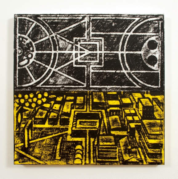 Untitled, 1989 oilstick on canvas multiple