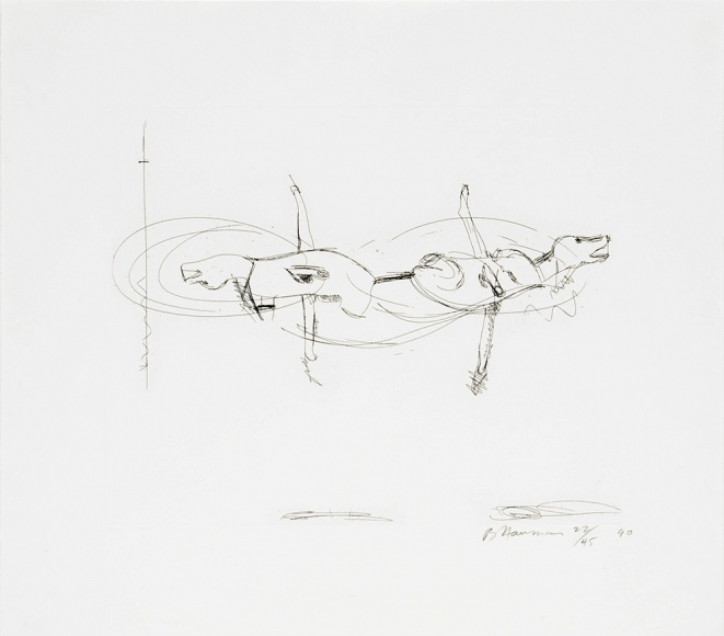 Untitled (C.64), 1989-90 hard ground etching17 x 19 1/2 in. / 43.2 x 49.5 cmEdition of 45