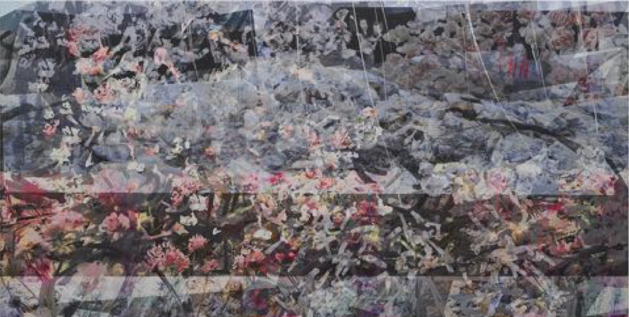BRINTZ GALLERY_PETRA CORTRIGHT_DEESIDE COLLEGE OPAC_Nutta Butta, 2018_48x94_Unique Art