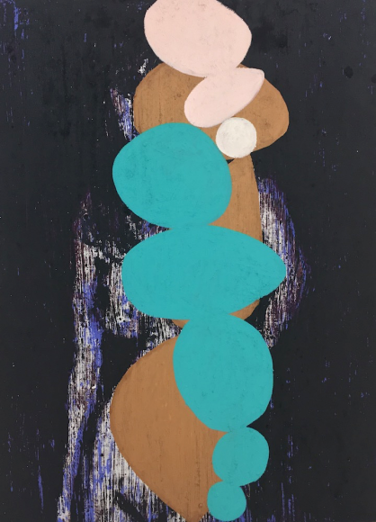 Enoc Perez Shapes # 1, 2014 Nudes Oil on canvas