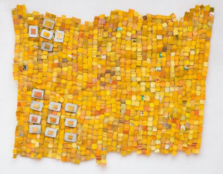BRINTZ GALLERY_SERGE ATTUKWEI CLOTTEY_Shallow Research, 2017_60x74_Unique Art