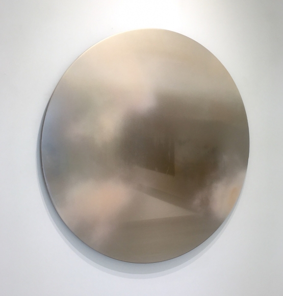BRINTZ GALLERY_Miya Ando_Tasogare (Twilight) Moon 2.20.36.1.M.1.2.3.47.G.3, 2020_36x36_Unique Art