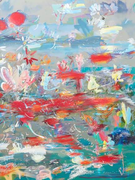BRINTZ GALLERY, PETRA CORTRIGHT, EROTICAboyloveboylove, 2017, Digital painting on Anodized Aluminum, 68 by 48 inches, Unique Art
