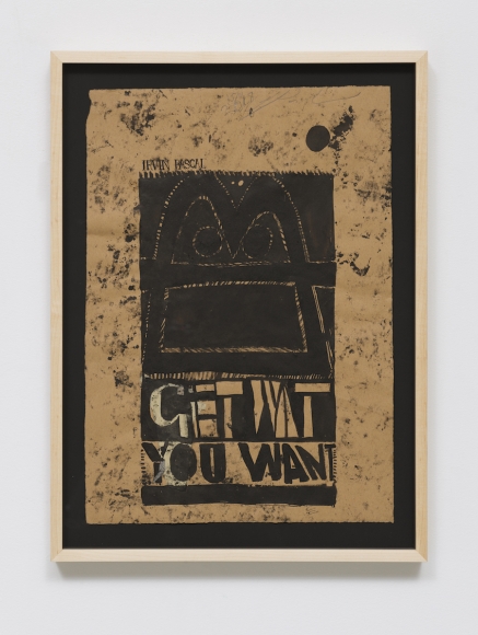 BRINTZ GALLERY, IRVIN PASCAL, Irvin Pascal, Get what you want, 2018, Ink on paper, 19 by 13 inches, Unique Art