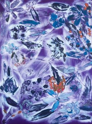 Ross Bleckner Untitled, 2010 Oil on paper, mounted on aluminum