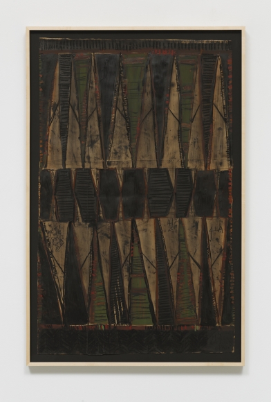 BRINTZ GALLERY, IRVIN PASCAL, Made for each other, 2019, Oil pastel, gouache, acrylic and amalgamated media on cotton paper, 48 by 30 inches, Unique Art