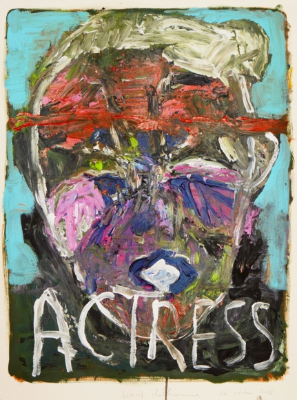 Painting of actress by Benoit Delhomme