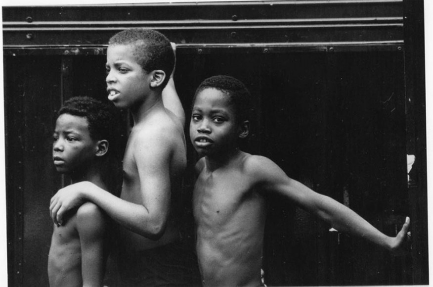 Three boys by Len Speier