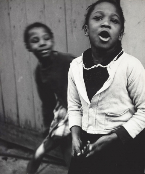 Two girls by Vivian Cherry