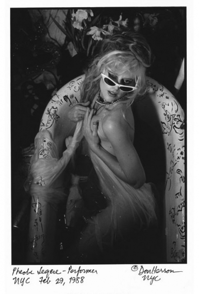 Phoebe Leger in bathtub by Don Herron