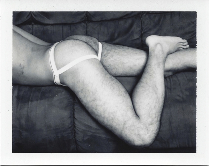 Man in jockstrap by Benjamin Fredrickson