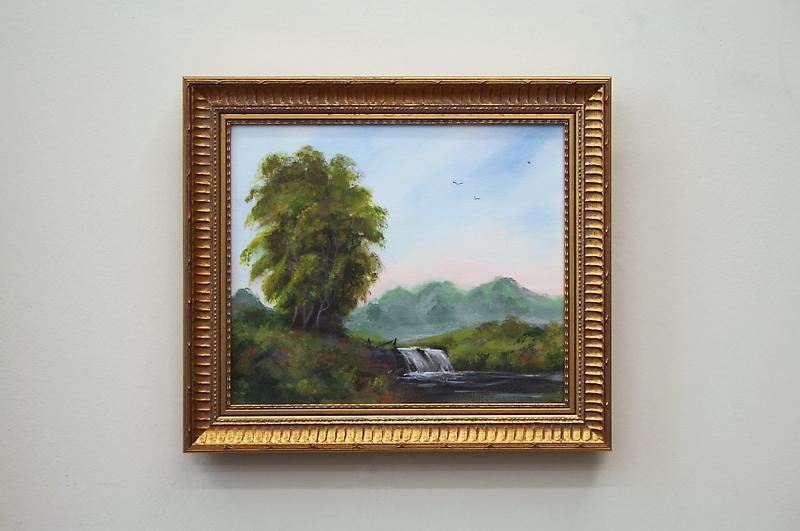 Wonwoo Lee. The day after less boredom was born, 2013. Acrylic on canvas, 29.7 x 34.3 cm. Courtesy of the artist & PKM Gallery.