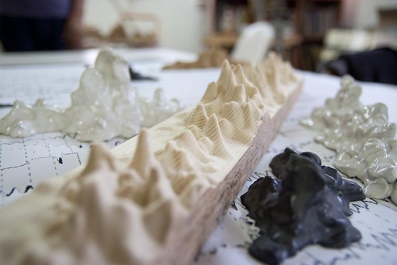Bae Young-whan. Work-in-progress for solo exhibition "Autonumina," 2010. Courtesy of the artist & PKM Gallery.