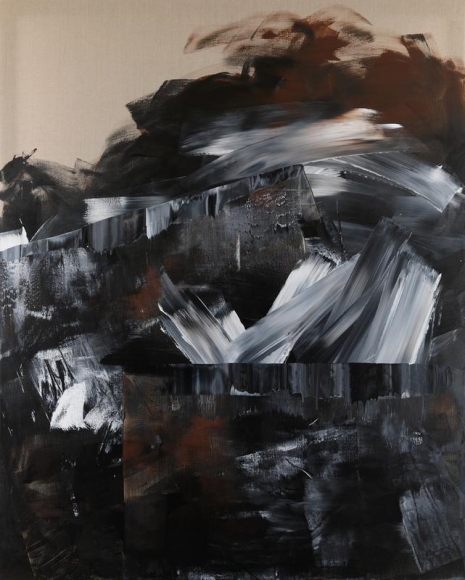 Shin Minjoo. Uncertain Emptiness 17009, 2017. Acrylic on canvas, 227 x 182 cm. Courtesy of the artist & PKM Gallery.