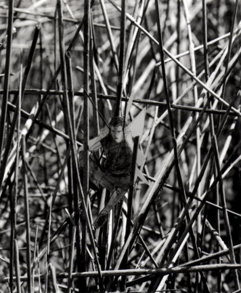 Hernan Bas. Untitled 8, from the series 'A bunch of fairies,' 2011. Gelatin silver print, 12 x 9.6 cm (image) 37 x 29.5 cm (framed). Courtesy of the artist & PKM Trinity Gallery.