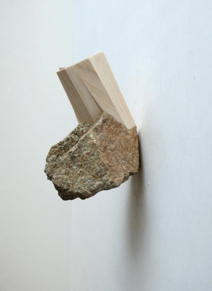 Koo Hyunmo. House, 2016, Stone, plywood, 14.5 x 13 x 16(h) cm. Courtesy of the artist & PKM Gallery.