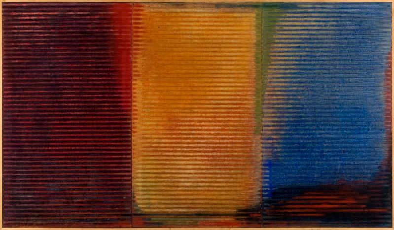 Kwang Young Chun. ONT-012, 1976. Oil on canvas, 131 x 227 cm. Courtesy of the artist & PKM Gallery.