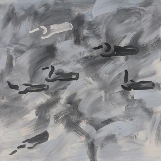 Kangso Lee. 02311-From an Island, 2002. Oil on canvas, 125 x 125cm.