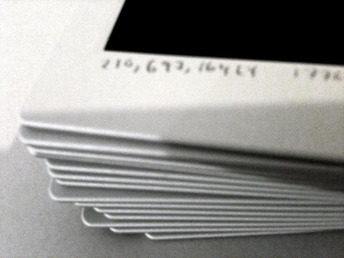 Katie Paterson. History of Darkness, 2010. Ongoing slide archive. Courtesy of the artist & PKM Gallery.