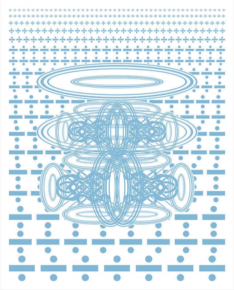 Sang nam Lee. Arcus+Spheroid L 012, 2006. Ott and acrylic on panel, 162 x 130.5 cm. Courtesy of the artist & PKM Trinity Gallery.