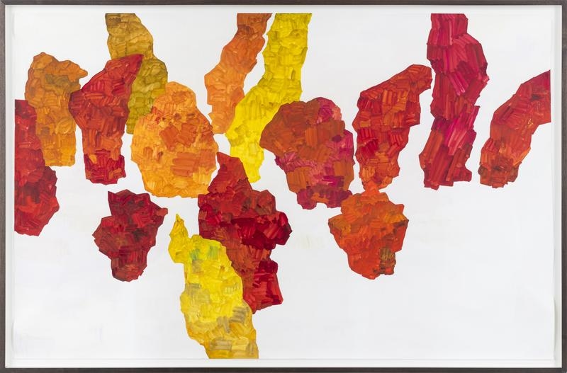 Koo Jeong A. 3 Works: Body Oral Meaning, 2013. Watercolour on paper, 235 x 150.5 cm (unframed). Courtesy of the artist & PKM Gallery.