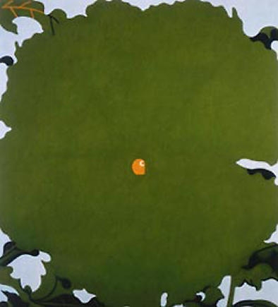 Hans Stalder. Pensee, 2001. Oil on canvas, 90 x 80 cm. Courtesy of the artist & PKM Gallery.