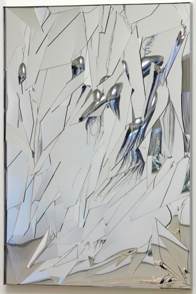 Lee Bul. Civitas Solis Ⅲ3, 2015, Acrylic mirror, plywood, stainless-steel frame, 160 x 110 x 6 cm. Courtesy of the artist & PKM Gallery.