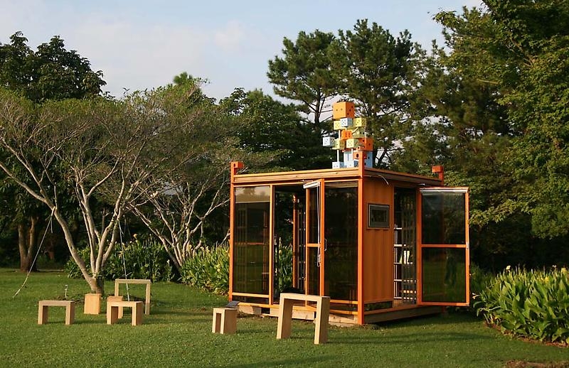 Bae Young-whan. Tomorrow, 2009. Installaton view of Botanical Garden Yeomiji, Jeju Island, Korea.