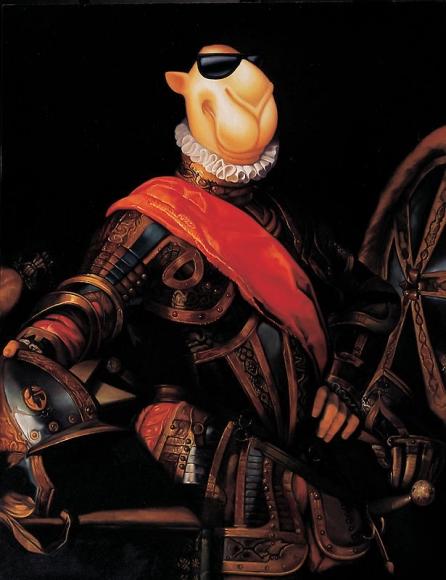 Francesco Maria. Della Rovere, 2008. Oil on canvas, 130 x 100 cm. Courtesy of the artist & PKM Gallery.